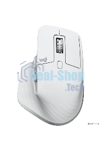 Мышь беспроводная Logitech MX Master 3s светло-серый, 8000 dpi, радиоканал, Bluetooth, USB, кнопки - 7
