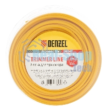 Леска для триммера Denzel круглая, 2,4мм х 15м, блистер