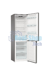 Холодильник Gorenje NRKE62XL серебристый металлик двухкамерный 203/99л морозилка снизу, No Frost