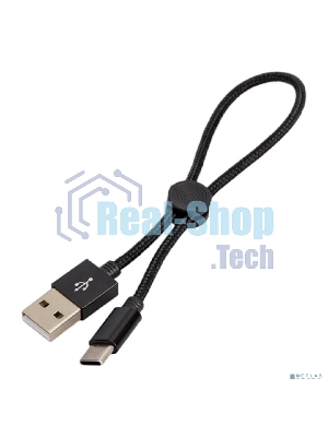 Кабель USB 2.0 hoco X35, AM/Type-C, черный, 0,25м