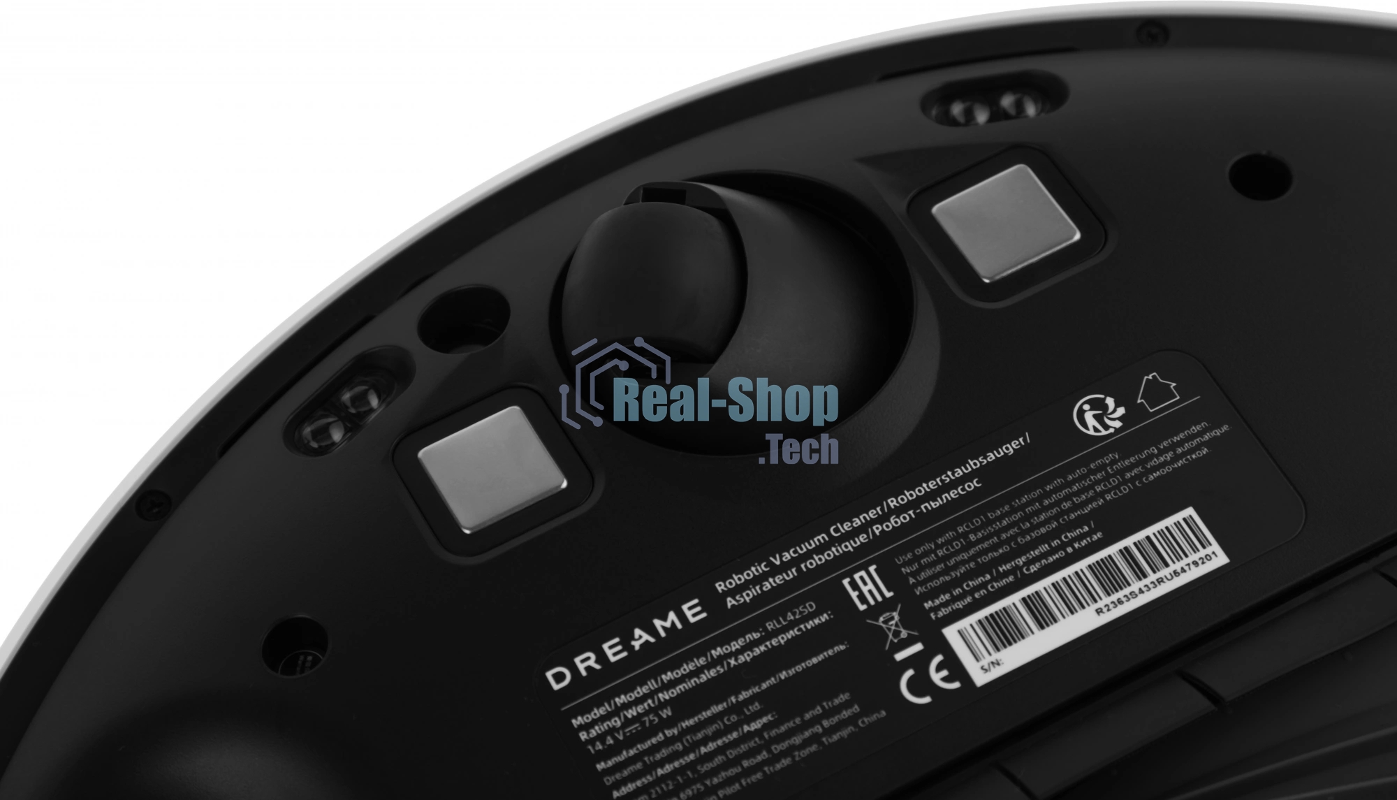 Робот-пылесос DreameBot L10S Plus белый, 5200 мА·ч Li-Ion, уборка влажная/комбинированная/сухая, пылесборник контейнер 0.35 л