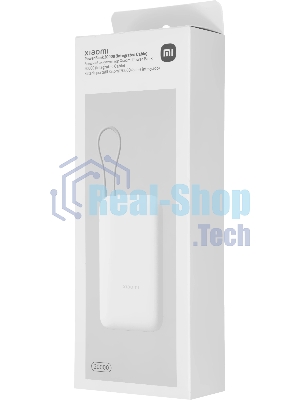 Портативный аккумулятор Xiaomi BHR9738GL 20000mAh QC3.0/PD2.0 22.5W 3A USB-A/USB-C светло-серый