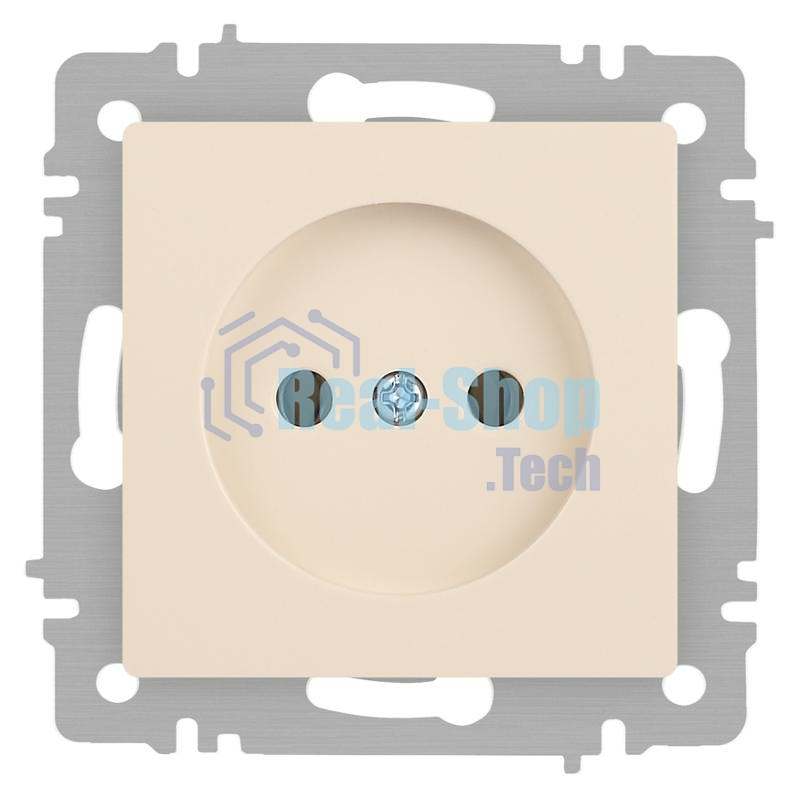 Розетка Intro Accent 6-201-02 2P 16А-250В IP20 СУ AL/CU слоновая кость