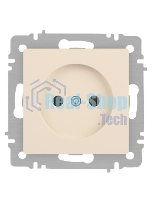 Розетка Intro Accent 6-201-02 2P 16А-250В IP20 СУ AL/CU слоновая кость
