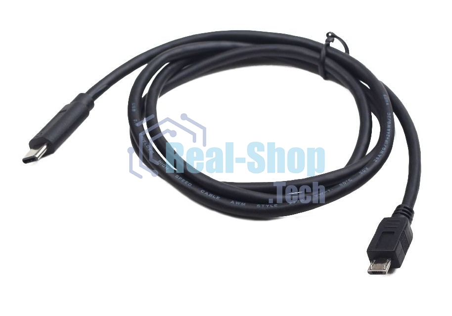 Кабель Cablexpert CCP-USB2-mBMCM-6 USB2.0 microBM/USB3.1TypeC, 1.8м, 