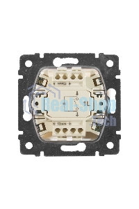 Механизм выключателя 1-кл. СП Valena 10А IP31 с зел. инд. бел. Legrand 774410