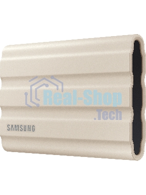 Внешний SSD Samsung T7 Shield, 1TB, USB 3.2 Gen 2 Type-C, R/W 1050/1000, бежевый