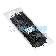 Стяжка (хомут) нейлоновая ExeGate EX293138RUS CV66-450x7.5B (нейлон 6.6, 450x7.5 мм, неоткрывающаяся, halogen free, -40°C - +85°C, черная, 100 шт)