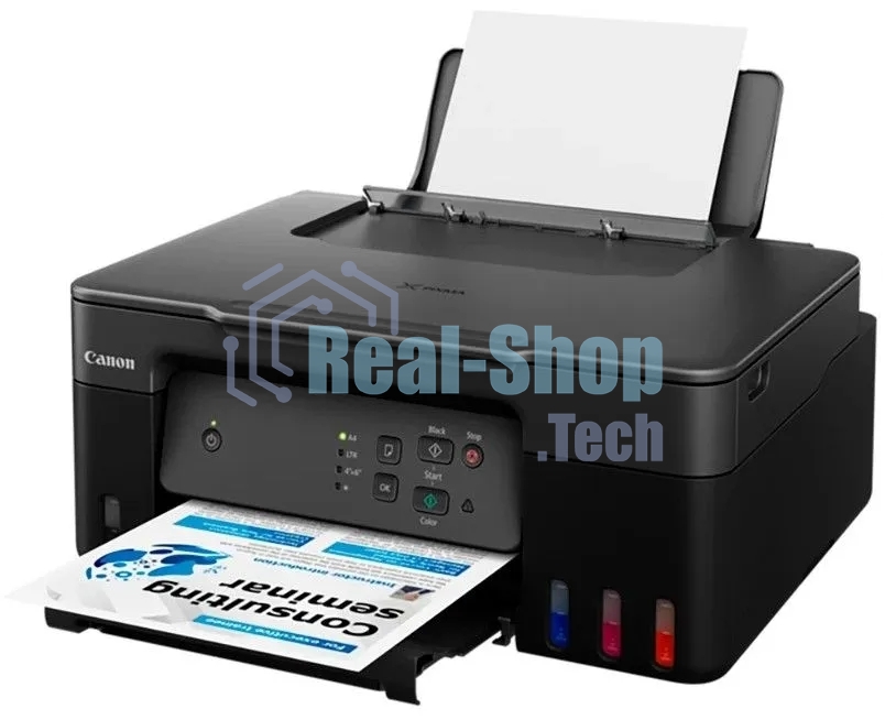 МФУ струйное Canon PIXMA G2430 (5991C009), A4, цветное, печ. 11 стр/мин. (ч/б) 6 стр/мин. (цвет), 4800 x 1200 dpi (печать) 1200x600dpi (скан.), USB