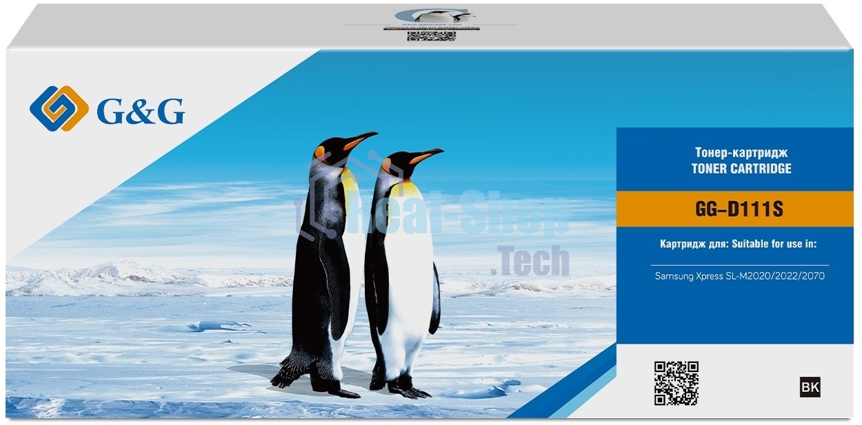 Картридж лазерный G&G GG-D111S черный (1000 стр.) для Samsung Samsung Xpress SL-M2020/2022/2070