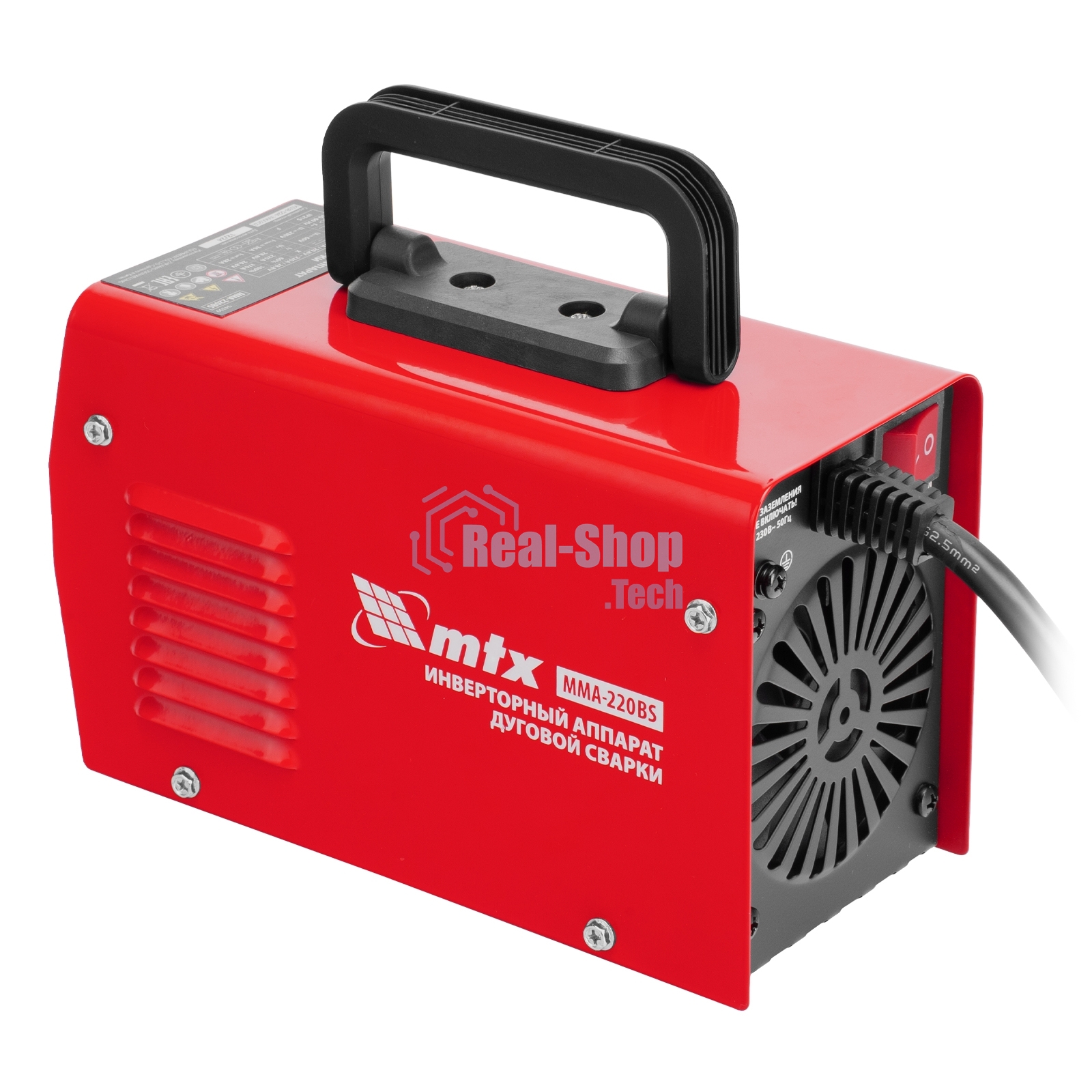 Инверторный аппарат дуговой сварки MTX MMA-220BS, 220 А, ПВ 60%