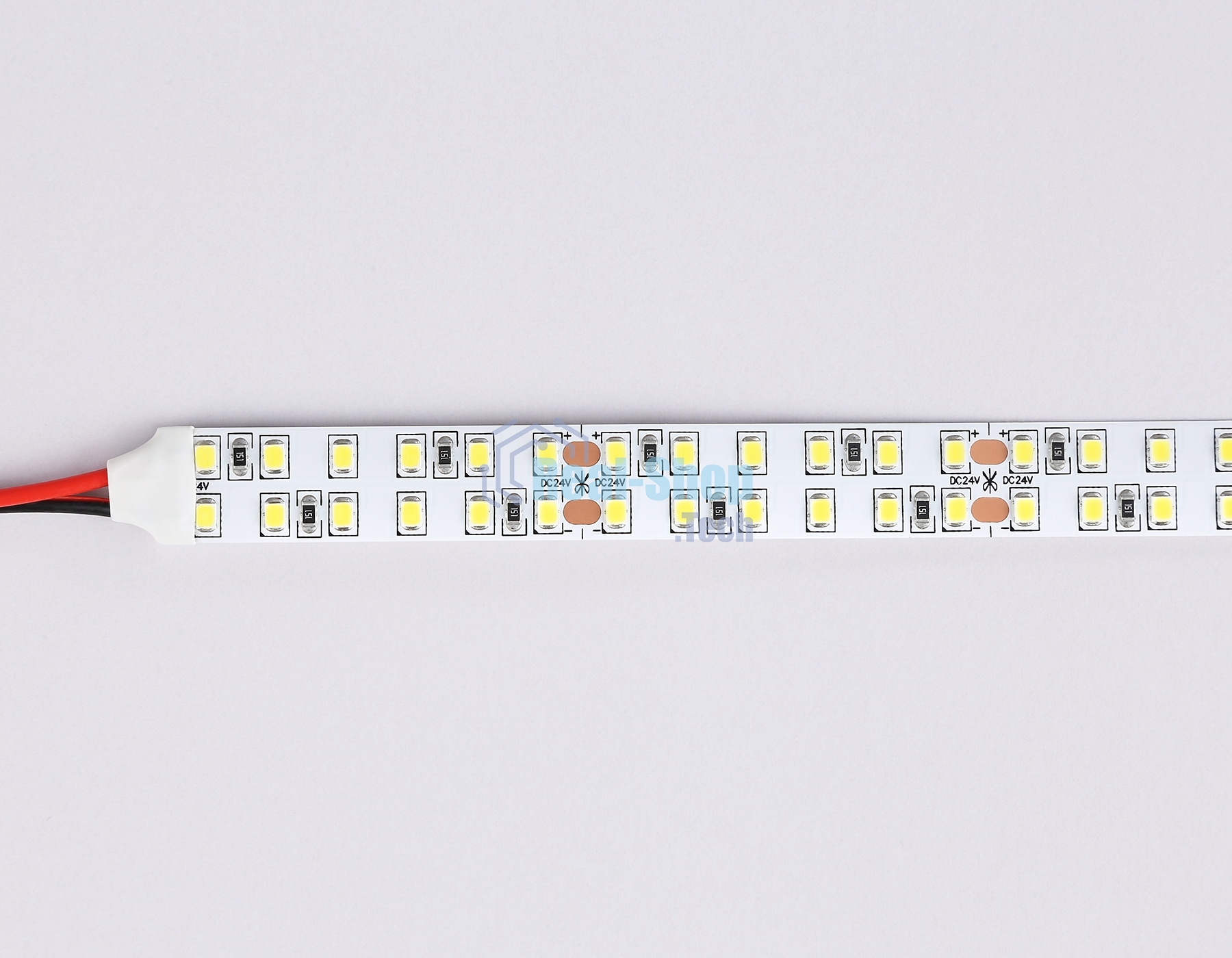 Светодиодная лента Ambrella light GS3702 2835 240Led /24W m/ 24V IP20 4500K/ 5000*14*1.2mm (2 конт.)