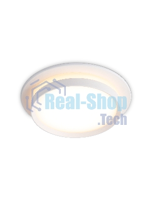 Светильник Ambrella light TN5214 WH белый GX53 max 15W D105*40