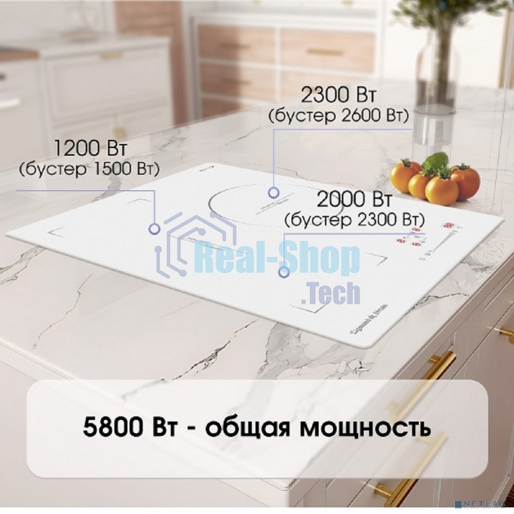 Индукционная варочная панель Zigmund & Shtain CI 49.4 W