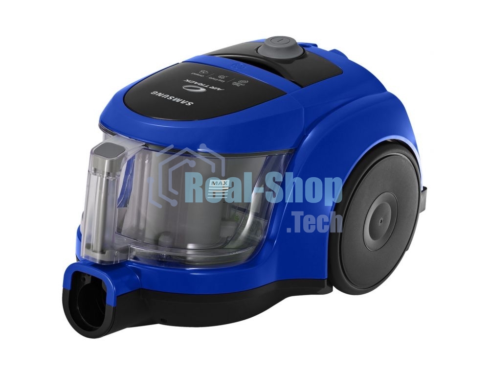 Пылесос Samsung VCC4520S36 синий/черный, 350/1600 Вт, уборка сухая, пылесборник контейнер 1.3 л