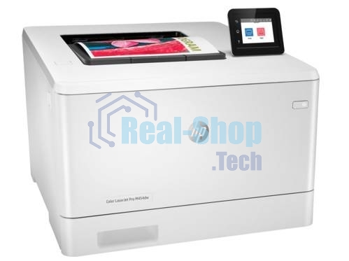 Принтер лазерный HP Color LaserJet Pro M454dw (W1Y45A#B19), А4, цветной, печ. до 27 стр/мин., 600 x 600 dpi, USB, RJ-45, Wi-Fi, BlueTooth, Air Print, Mopria