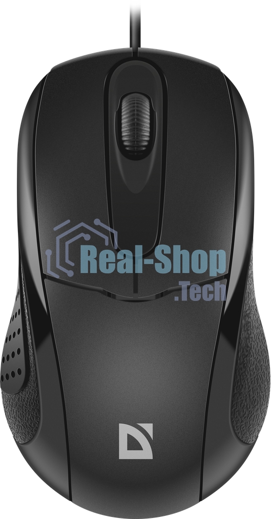 Мышь проводная Defender Standard MB-580 черный, 1000 dpi, USB, кнопки - 3