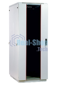 Шкаф телеком. напольный 42U (800x1000) дверь стекло (ШТК-М-42.8.10-1ААА) (3 коробки)