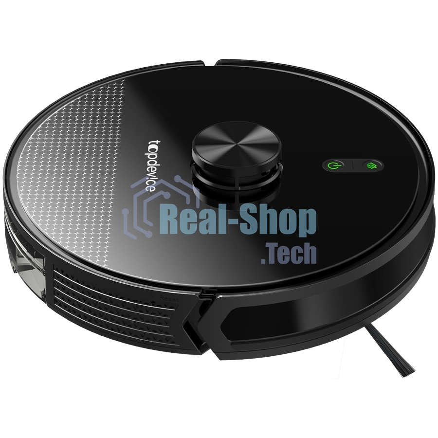 Робот-пылесос TopDevice TDSRC003_BK черный, 40 Вт, 2600 мА·ч Li-Ion, уборка влажная/сухая, пылесборник контейнер 0.4 л