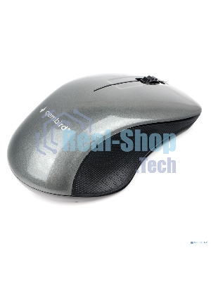 Мышь беспроводная Gembird MUSW-375 серый, 1000 dpi, радиоканал, USB, кнопки - 3