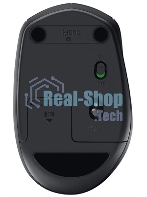 Мышь беспроводная Logitech M280 черный, 1000 dpi, радиоканал, USB, кнопки - 3