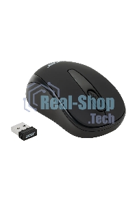 Мышь беспроводная Acer OMR133 черный, 1000 dpi, радиоканал, USB, кнопки - 3