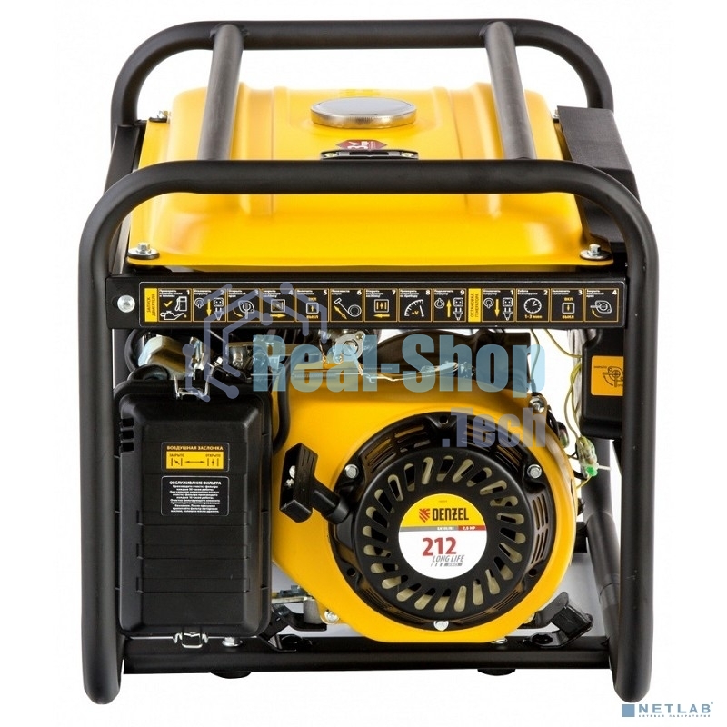Электрогенератор бензиновый Denzel PS 33, 3.3 кВт, 85 дБ, 41 кг