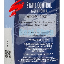 Тонер Static Control MPT9-1KG черный флакон 1000гр. для принтера HP LJ Pro PM401/P2055/P3005/P3015