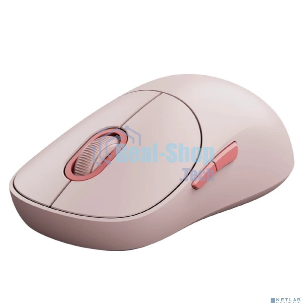 Мышь беспроводная Xiaomi BHR8911GL Wireless Mouse 3 розовый, 1200 dpi, USB/Bluetooth, кнопки - 4
