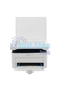 МФУ лазерное BULAT M1121nw, ((A4, лазерное МФУ, ч/б, печать/скан/копирование, 600dpi, 21ppm, 128Mb, процессор 1,2ГГц, сканирование 20 с/лист А4, копирование до 21 стр/мин, вх. лоток 150л, вых. лоток 100л, бумага 70-120г/м2, белый корпус, USB/LAN/WiFi, наг