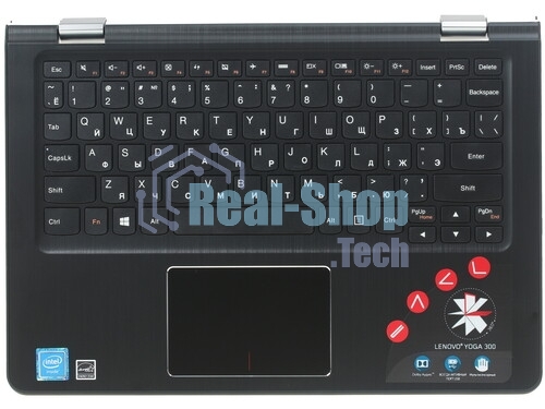 Клавиатура для ноутбука Lenovo Yoga 3 11 300-11IBR 300-11IBY 700-11ISK белая