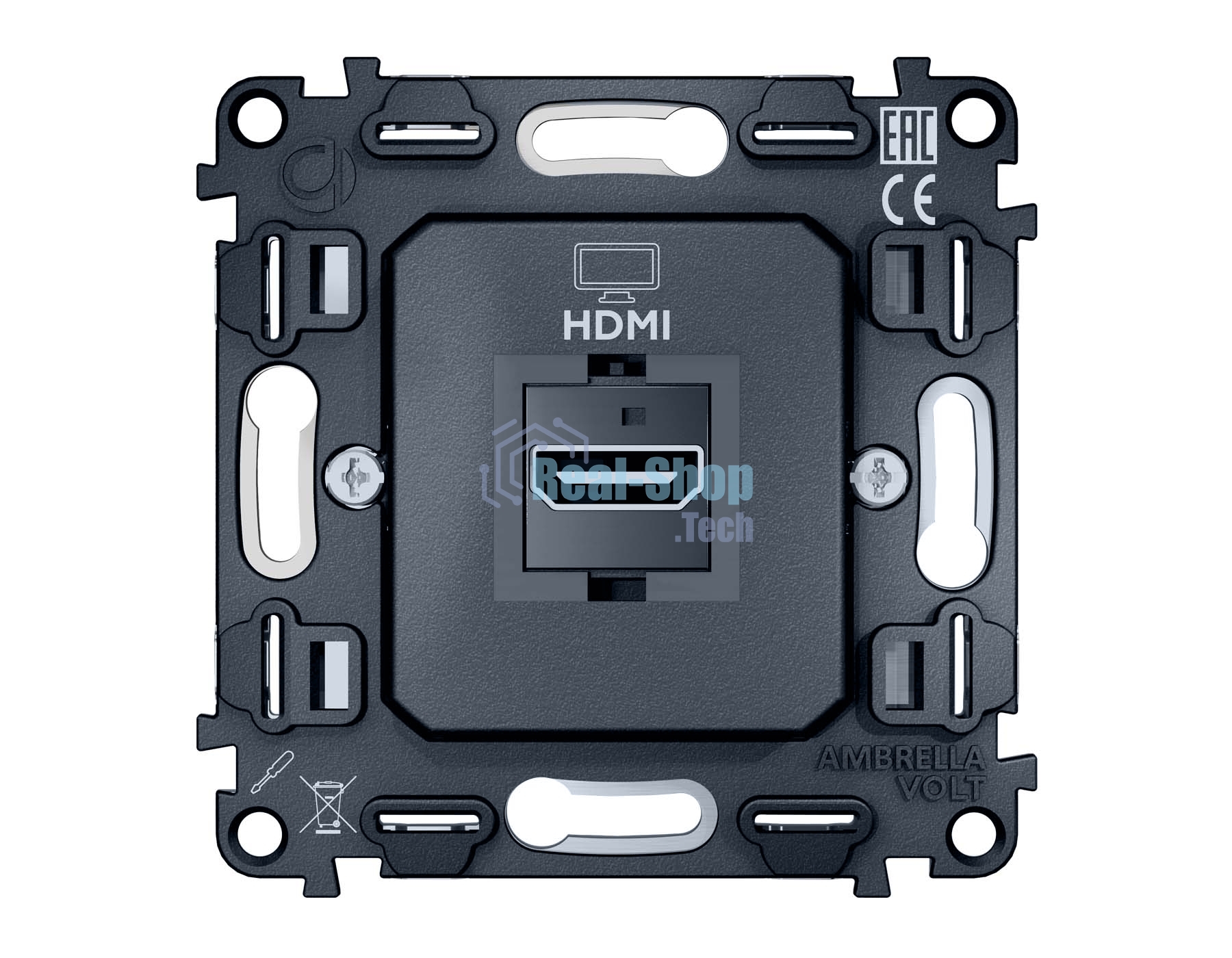 Механизм розетки HDMI 2.0 40V/500mA 2.0GHz 5-18Gbit/s QUANT VM222