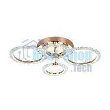 Потолочный светодиодный светильник FA416/2+2 GD золото 60W 640*460*120 (ПДУ РАДИО 2.4G)
