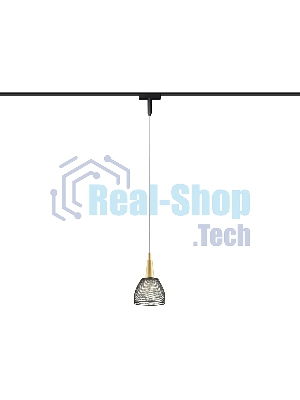 Светильник трековый светодиодный GV1652 WH/GD белый/золото IP20 9W 4200K 48V 24° D115*1500