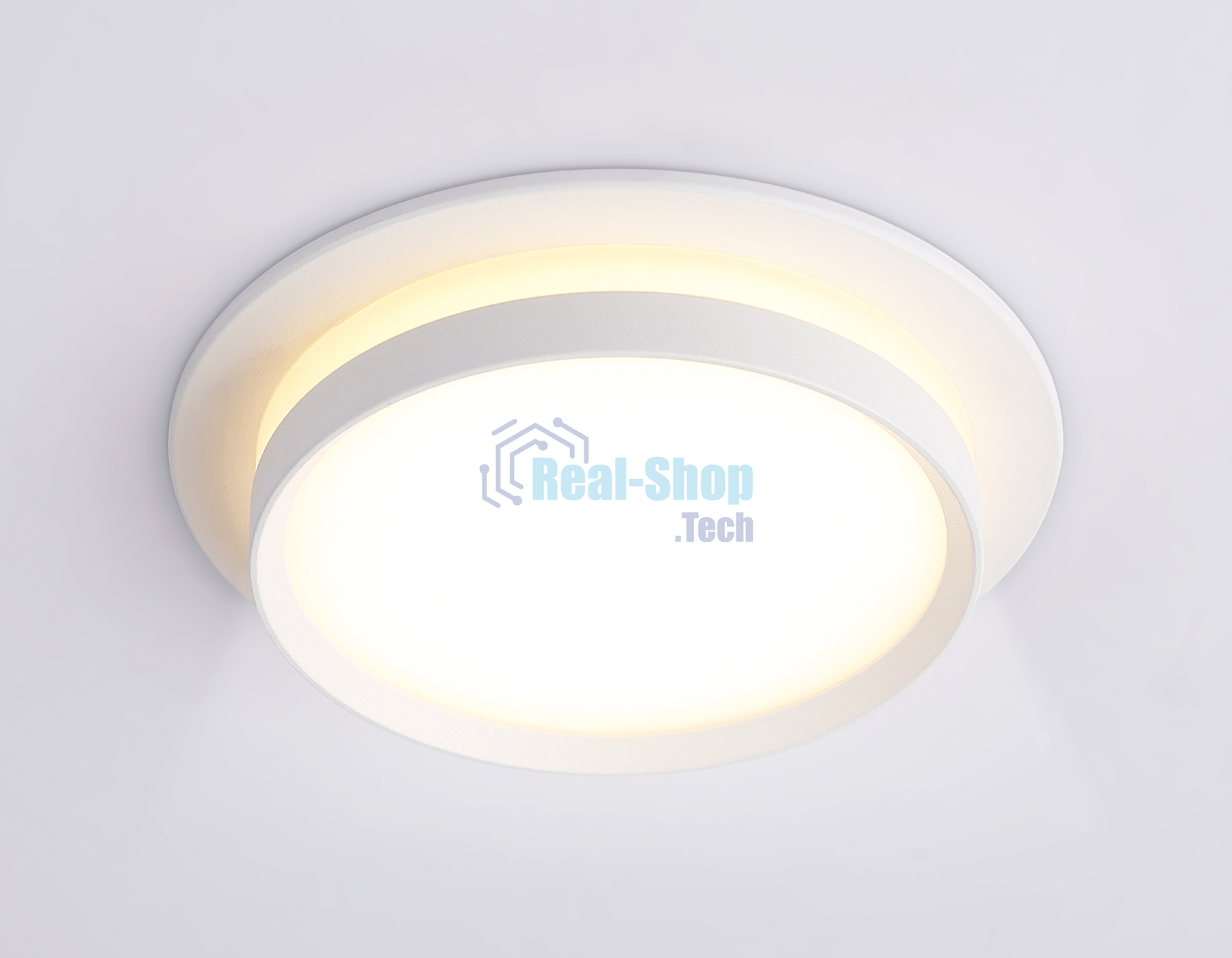 Светильник Ambrella light TN5214 WH белый GX53 max 15W D105*40