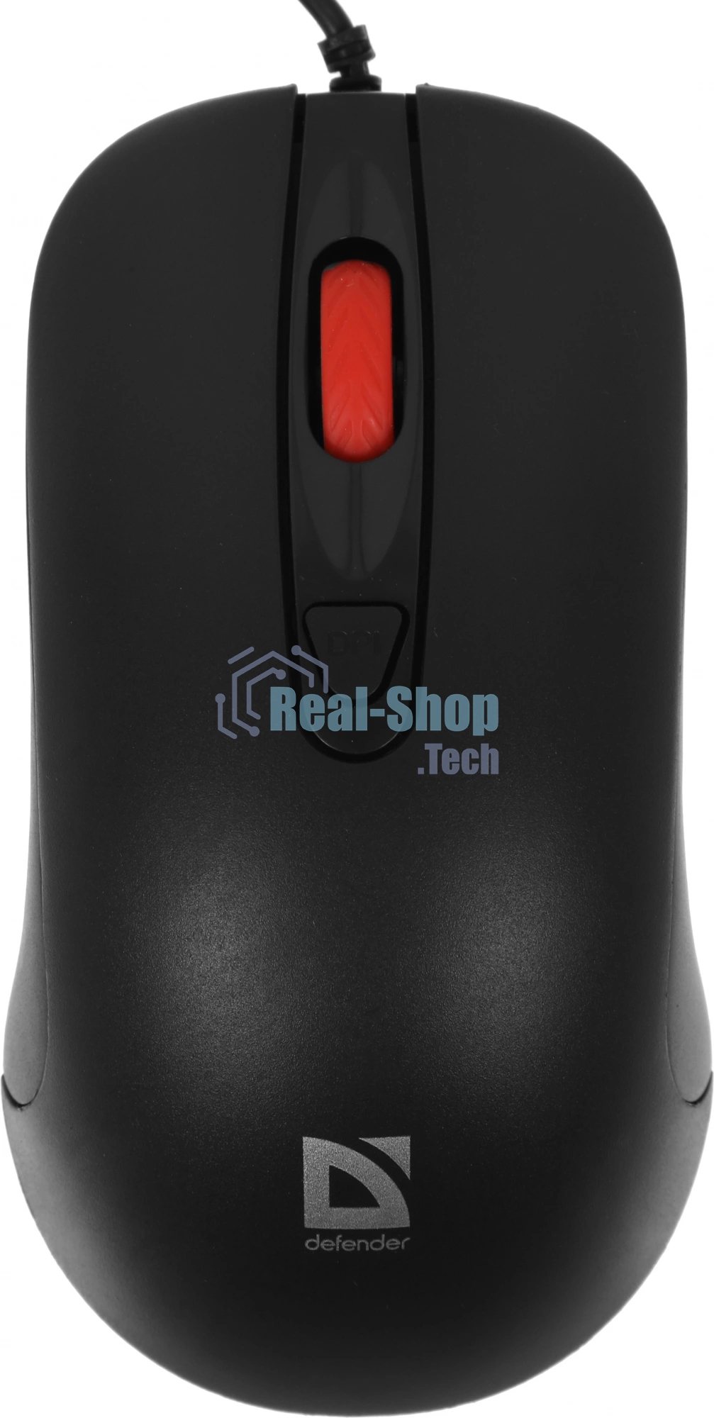 Мышь проводная Defender Omega MB-522 черный, 1600 dpi, USB, кнопки - 4