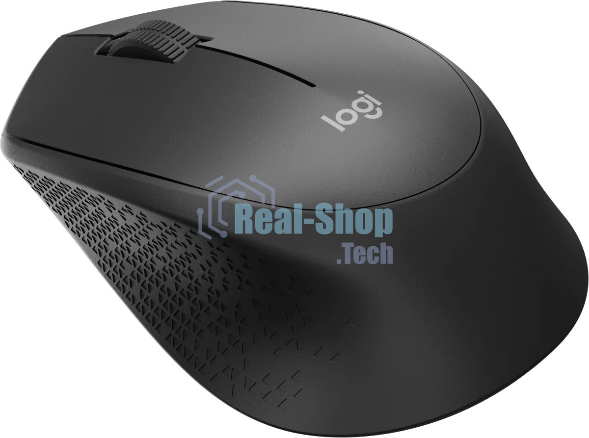 Мышь беспроводная Logitech M330 SILENT PLUS черный, 1000 dpi, радиоканал, USB, кнопки - 3