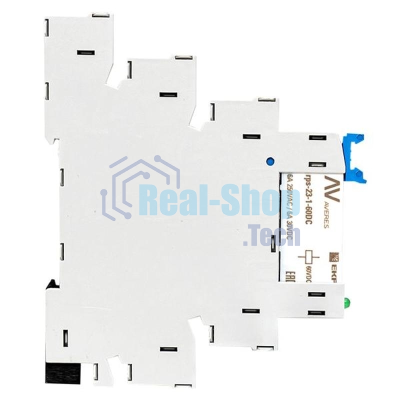 Реле промежуточное РП slim 23/1 6А 230В AC с розеткой в сборе EKF rps-23-1-60-rms230AC