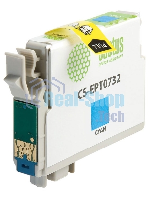 Картридж струйный Cactus CS-EPT0732 голубой (11,4 мл) для Epson Stylus С79/C110/СХ3900/CX4900/CX5900/CX7300/CX8300/CX9300