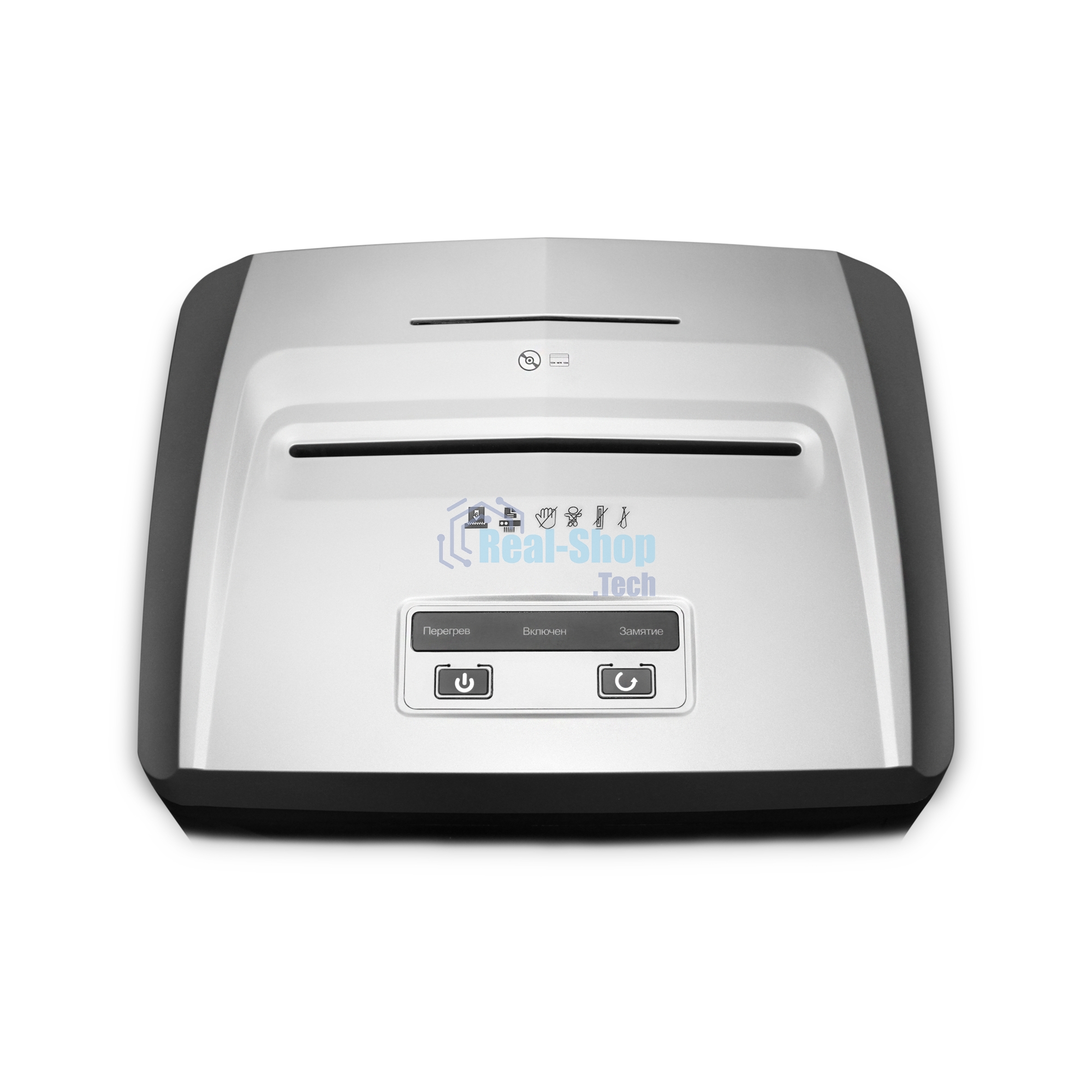 Шредер ГЕЛЕОС УП21-7+фрагменты 0,8х 1 мм., 23 литра, 7 листов, класс секретности P-7.