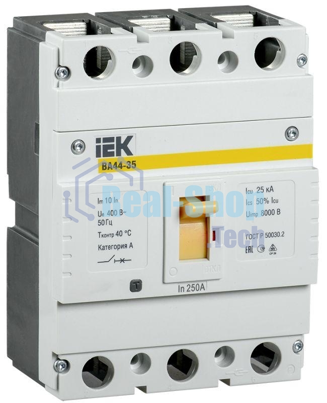 Выключатель автоматический 3п 200А 25кА ВА44 35 ИЭК SVA4410-3-0200