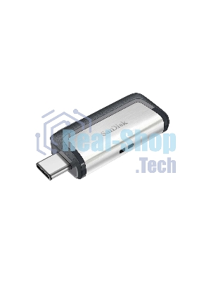 Флешка USB Sandisk DDC2 Ultra Dual (SDDDC2-032G-G46), 32Gb, USB 3.0/USB 3.1 Type C, R/W 150/30, серый/черный