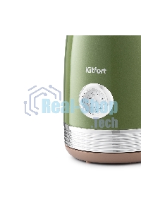 Чайник электрический Kitfort KT-6110 1.7л. 2200Вт зеленый (корпус: нержавеющая сталь)