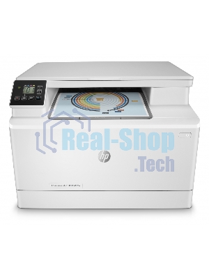 МФУ лазерное HP Color LaserJet Pro MFP M182n (7KW54A), A4, цветной, печ. до 16 стр/мин., 600 x 600 dpi (печать) 1200x1200dpi (скан.), USB, RJ-45, Air Print, Mopria