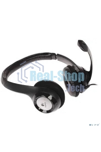 Гарнитура проводная Logitech Headset Logitech H390 USB черный