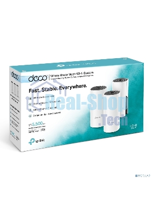Бесшовный Mesh роутер TP-Link Deco M4 (DECO M4(3-PACK)) AC1200 10/100/1000BASE-TX (упак.:3шт)