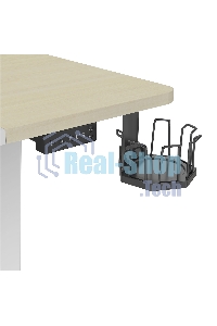 Стол компьютерный Cactus CS-EDL-WWD столешница МДФ дуб молочный каркас белый