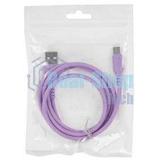 Кабель Defender F207, USB 2.0 (AM) - Type C, 1метр, 2.4А, силиконовая оплетка, красный.