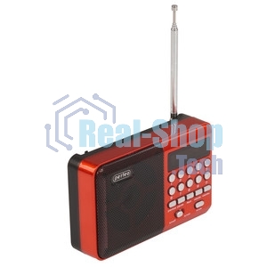 Радиоприемник PERFEO (PF_D0565) PALM, красный
