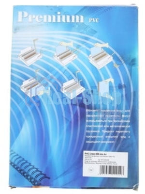 Обложки для переплета Office Kit A4 пластик прозрачный, 0.2 мм (100 шт) PCA400200